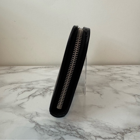 Saint Laurent Zip Around Wallet in Grained Leather - Picture 4 of 11